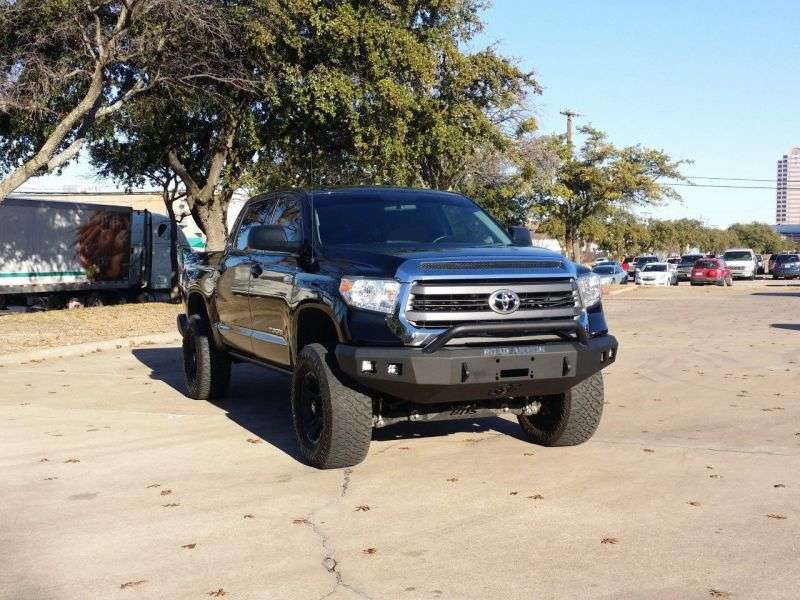 2014-2021 Toyota Tundra Stealth Front Winch Bumper Pre-Runner Guard - Texture Black Warn M12000, Smittybilt Xrc