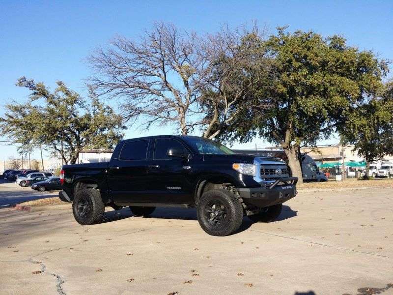 2014-2021 Toyota Tundra Stealth Front Winch Bumper Pre-Runner Guard - Texture Black Warn M12000, Smittybilt Xrc