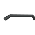 A texture black Road Armor Spartan front bumper bolt-on accessory, designed for 2015-2019 Chevy 2500, features a sheet metal pre-runner guard with a modern, angular look and a matte finish.