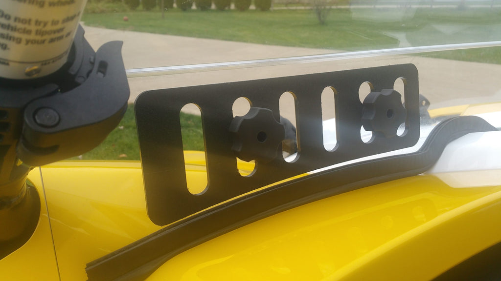 Yamaha Yxz Full Hard Coated Windshield With Dual Sliding Vents 2016-2018