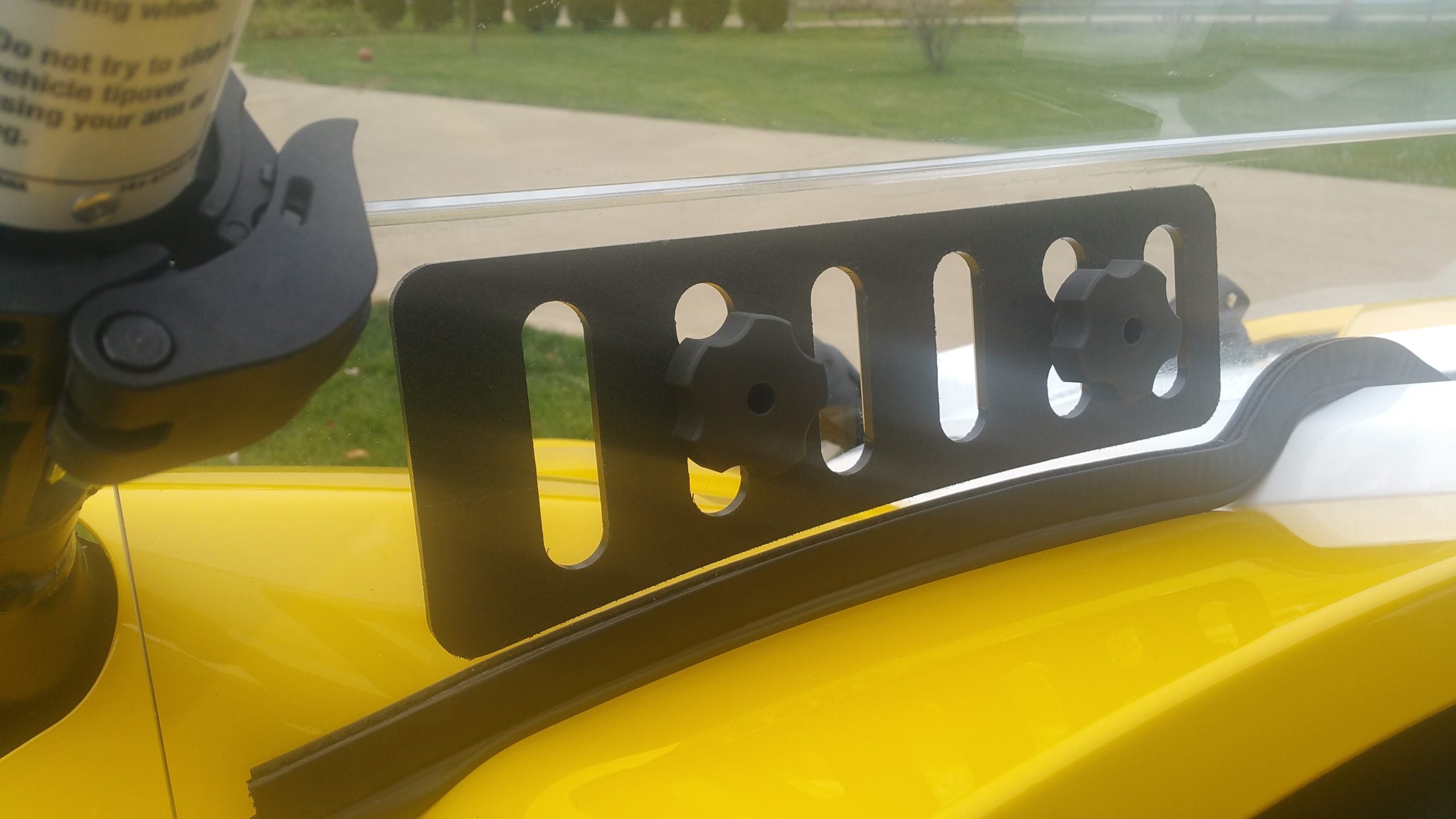 Yamaha Yxz Full Hard Coated Windshield With Dual Sliding Vents 2016-2018