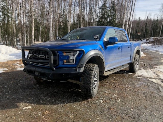 2017 - 2021 Ford Raptor Stealth Front Non - Winch Bumper Lonestar Guard - Texture Black - Offroad Armor