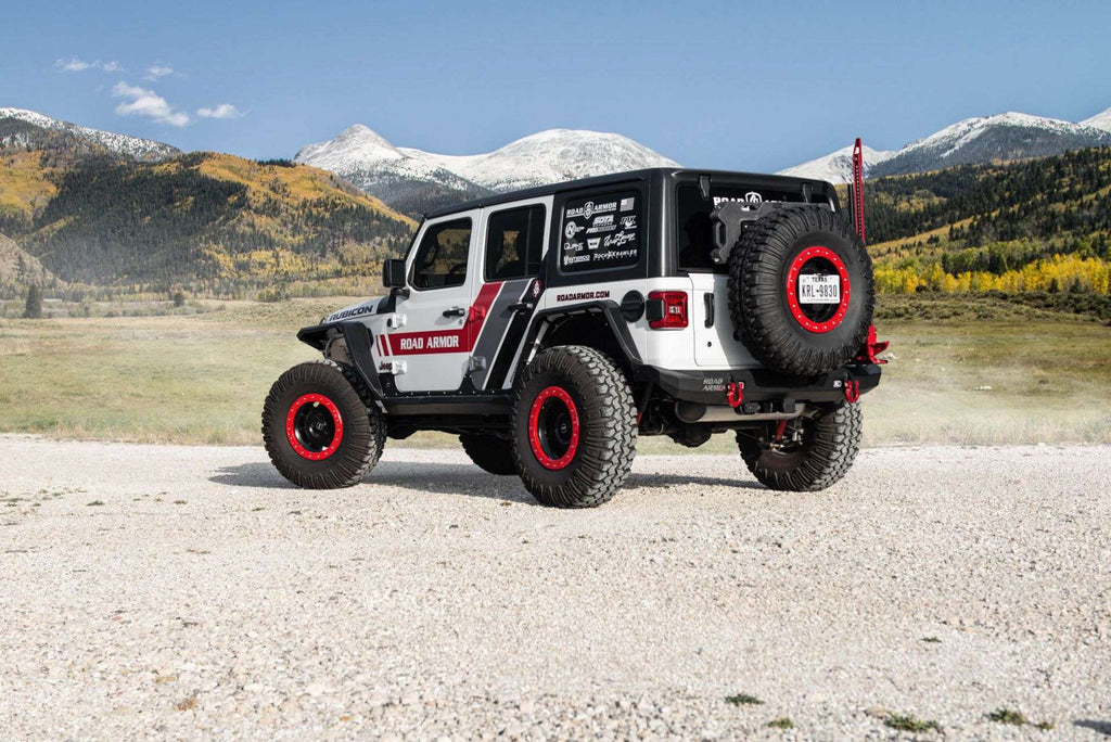 2018+ Jeep Jl Rubicon Stealth Rear Fender Flare Jl Body Armor - Texture Black - Offroad Armor