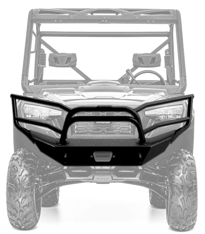 2018+ Tracker 800SX Brush Guard Bumper (Black) - Offroad Armor