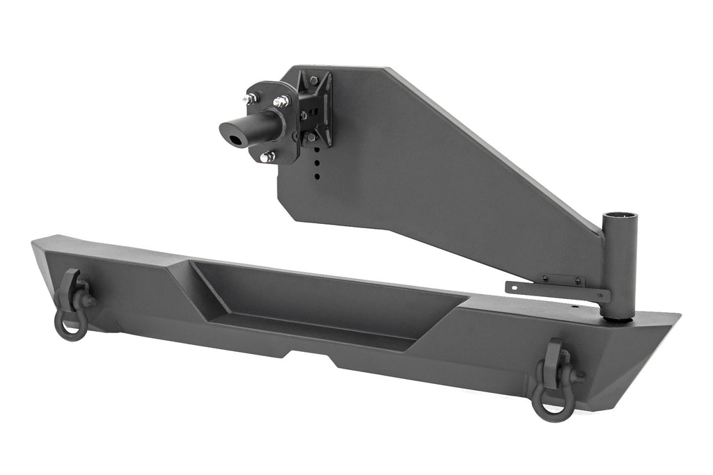 Rough Country Rear Bumper | Trail | Tire Carrier | Jeep Wrangler 4xe (21-23)/Wrangler JL (18-23)