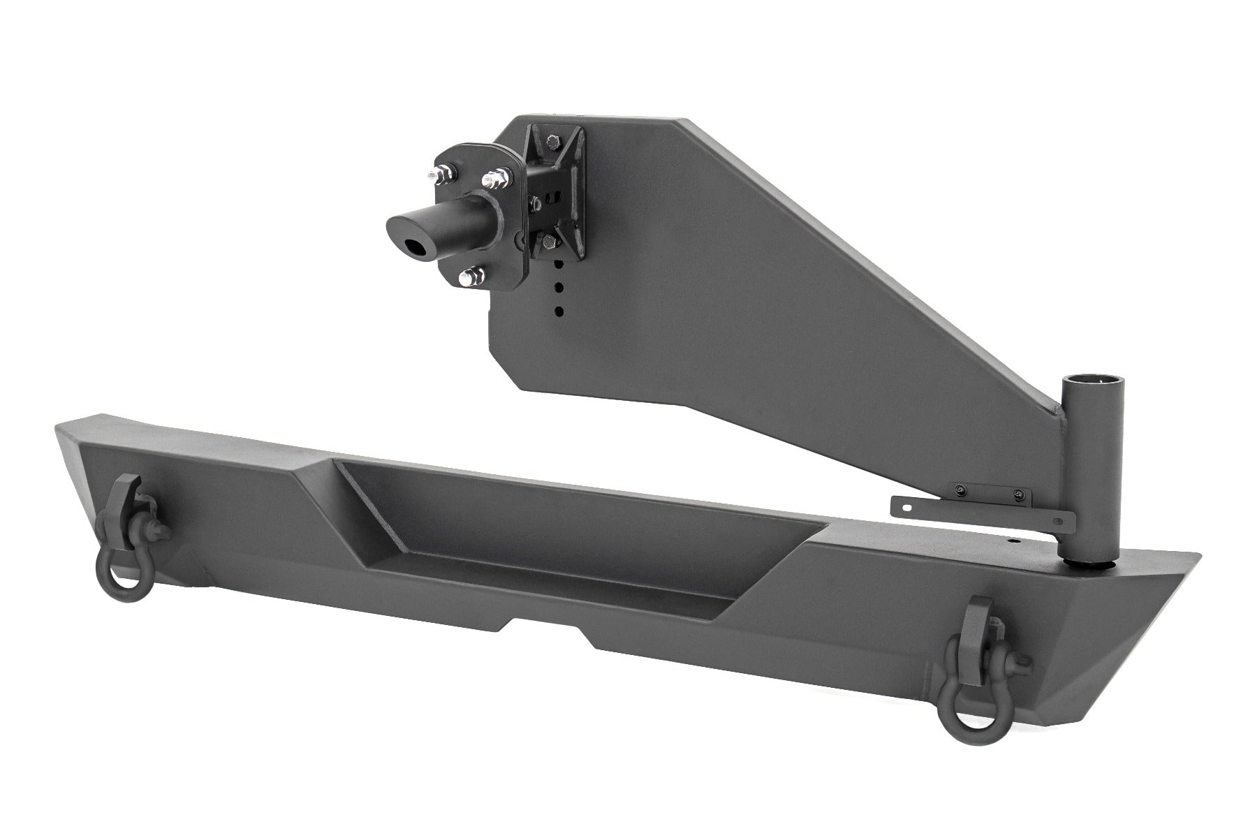 Rough Country Rear Bumper | Trail | Tire Carrier | Jeep Wrangler 4xe (21-23)/Wrangler JL (18-23)