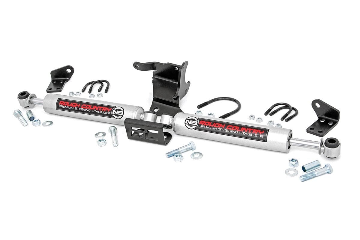 N3 Steering Stabilizer | Dual | 2.5-8 Inch Lift | Jeep Gladiator JT (20-22)/Wrangler JL (18-23)