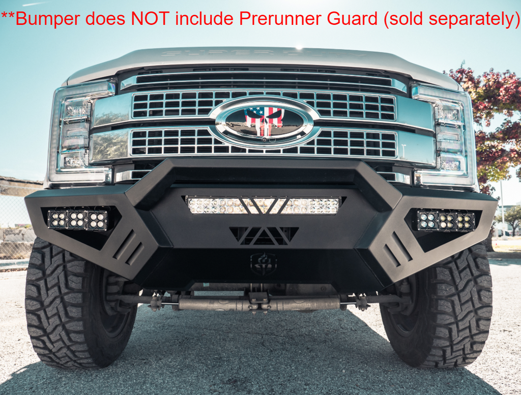 2017+ Ford F-250 Spartan Front Bumper Texture Black Road Armor