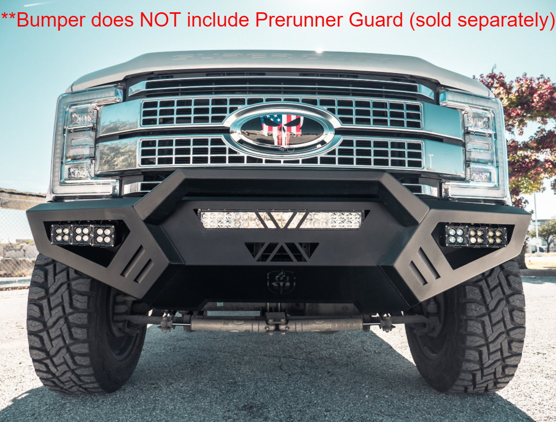 2017+ Ford F-250 Spartan Front Bumper Texture Black Road Armor