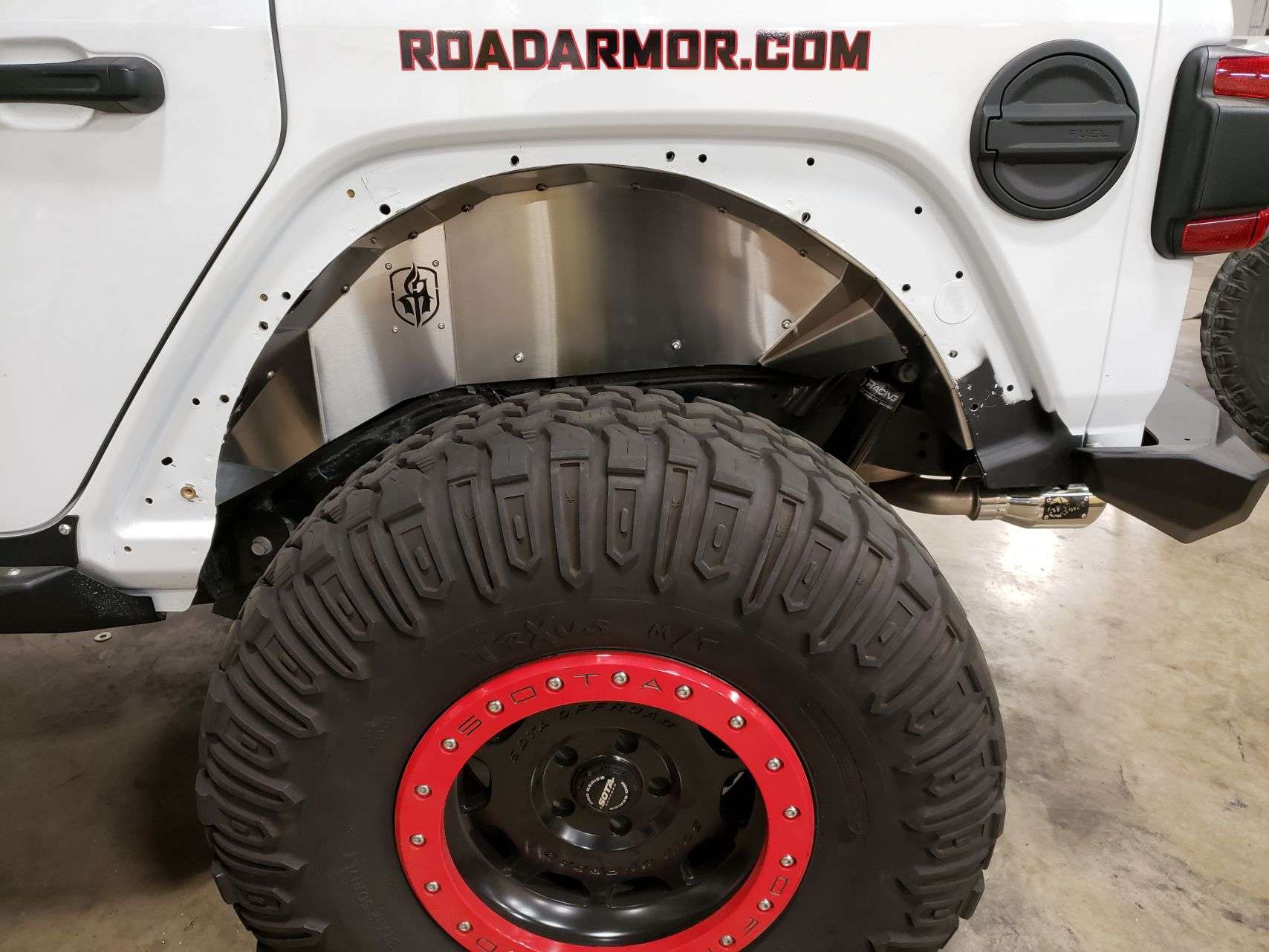 2018+ Jeep Jl Rubicon Stealth Rear Fender Liner Jl Body Armor Raw Stainless Steel