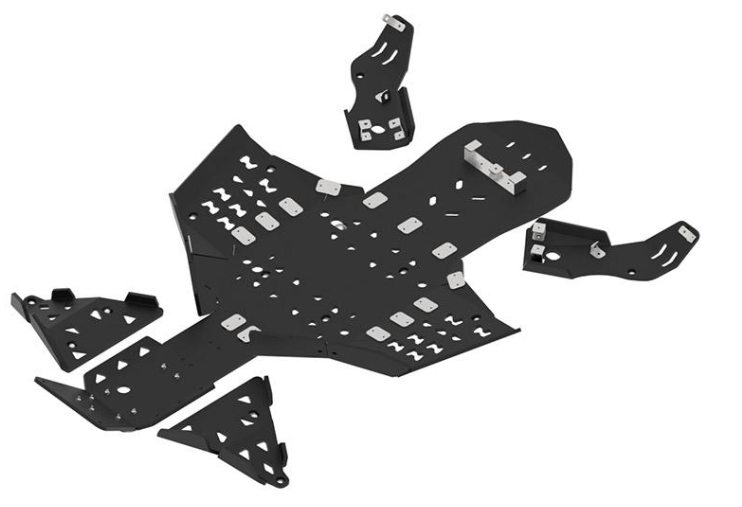 Skid plate full set (plastic) CanAm Renegade X MR (2019+)