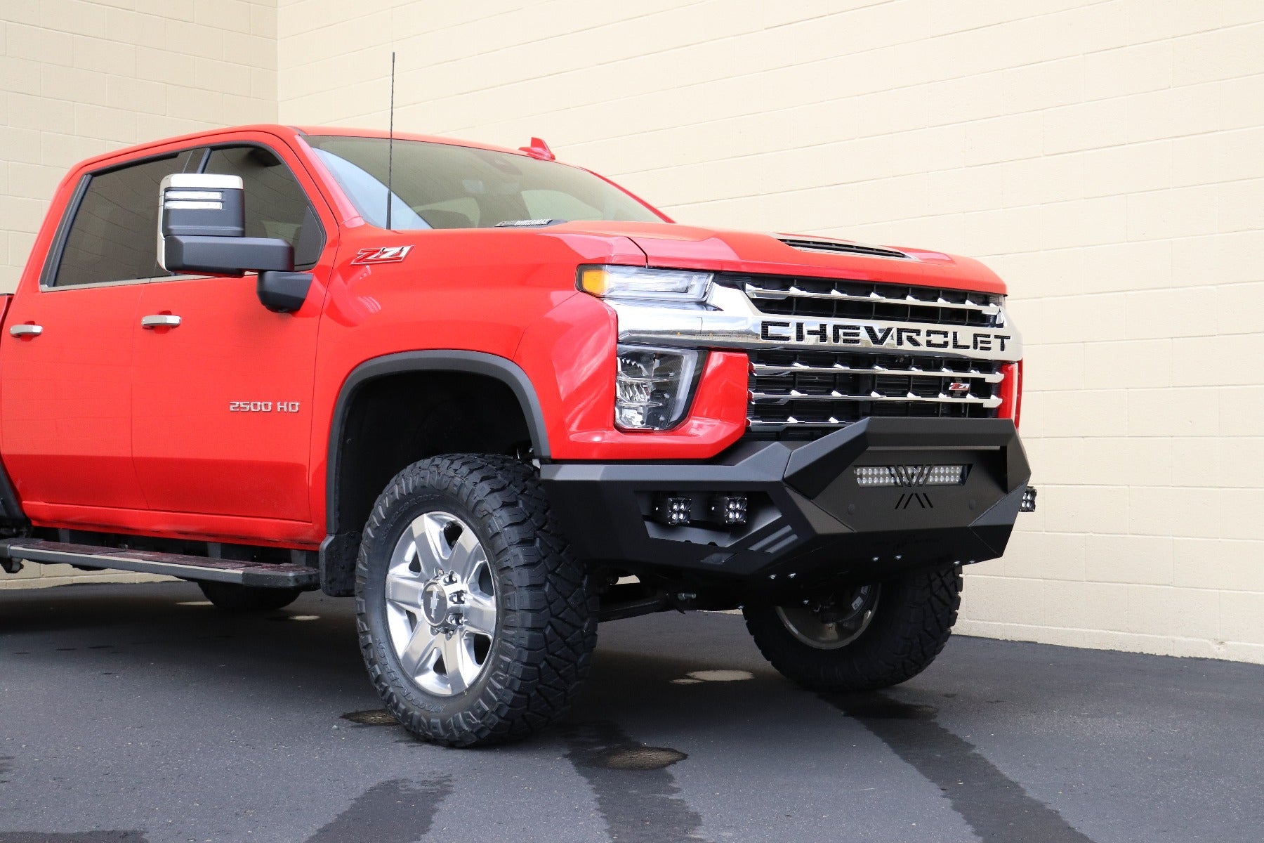 2020+ Chevy 2500 Spartan Front Bumper - Texture Black - Offroad Armor