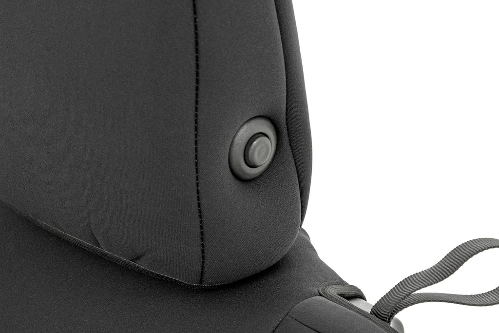 Rough Country Seat Covers | Front and RR No Cup Holder | Jeep Gladiator JT (20-22)