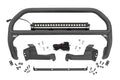 Rough Country Nudge Bar | 20 Inch BLK DRL Single Row LED | Ford Bronco Sport (21-23)