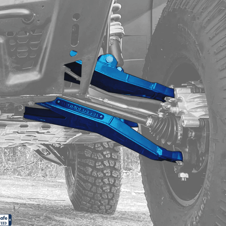 2021+ Polaris Ranger Boxed FRONT Forward Control Arms SET w/ Uniball Kit (Black) - Offroad Armor
