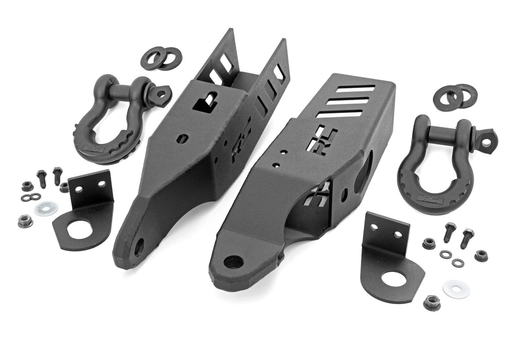 Rough Country Tow Hook Brackets | D-Ring Combo | Ford Bronco 4WD (2021-2023)
