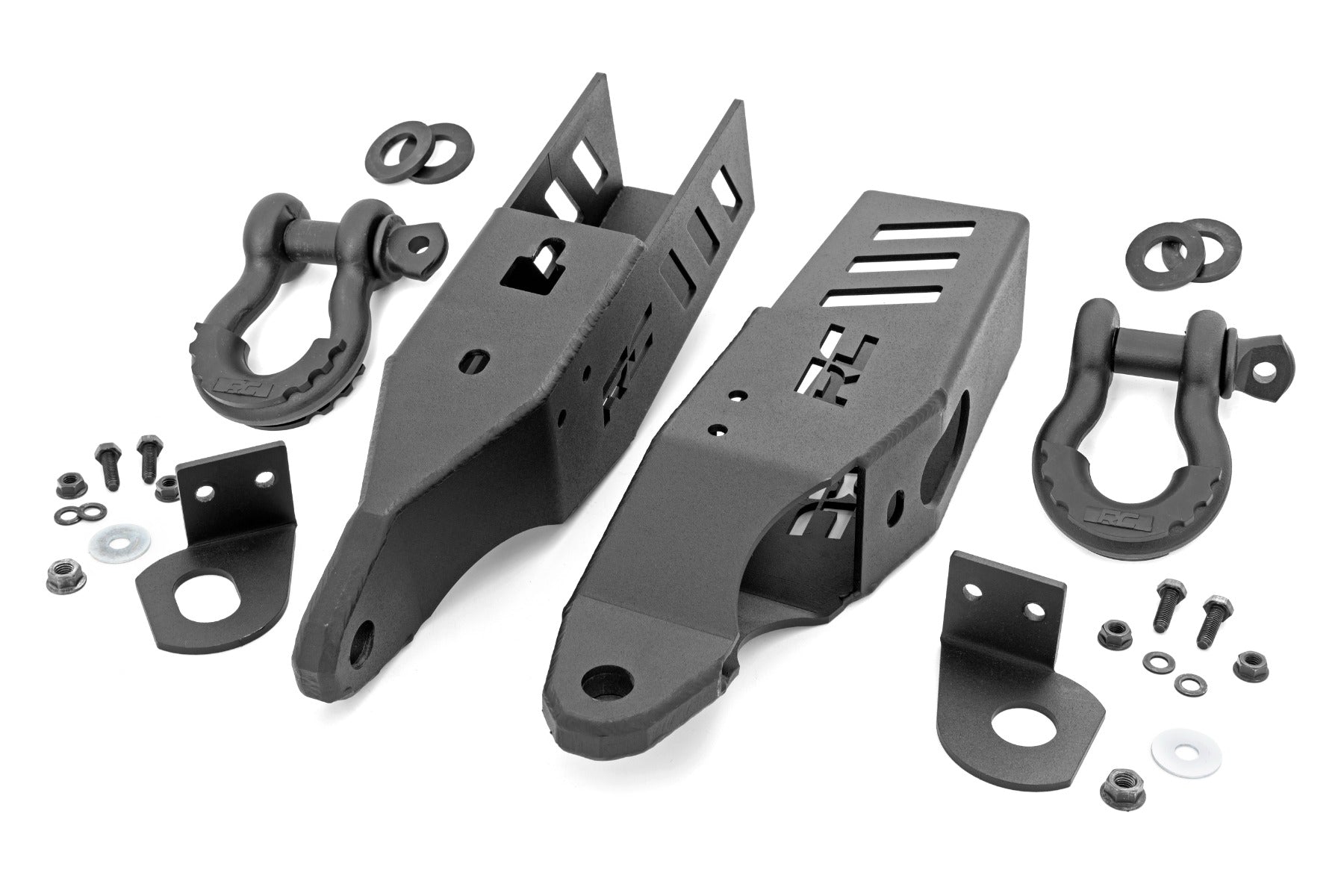 Rough Country Tow Hook Brackets | D-Ring Combo | Ford Bronco 4WD (2021-2023)