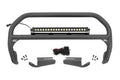 Rough Country Nudge Bar | 20 Inch BLK DRL Single Row LED | OE Modular Steel | Ford Bronco (21-23)