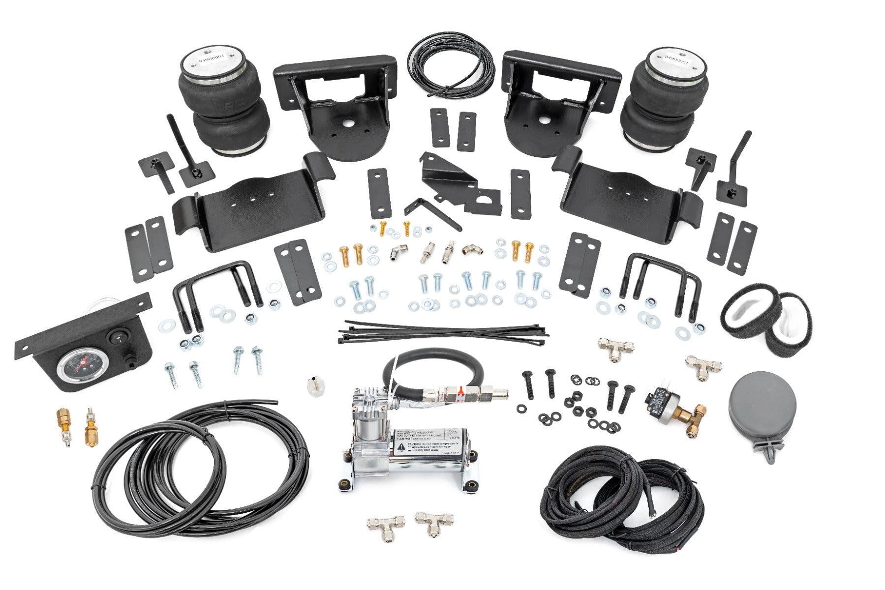 Rough Country Air Spring Kit w/Compressor | 0-6" Lifts | Ford F-150 4WD (21-23)