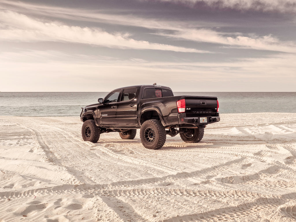 2016-2021 Toyota Tacoma Stealth Rear Winch Bumper - Texture Black