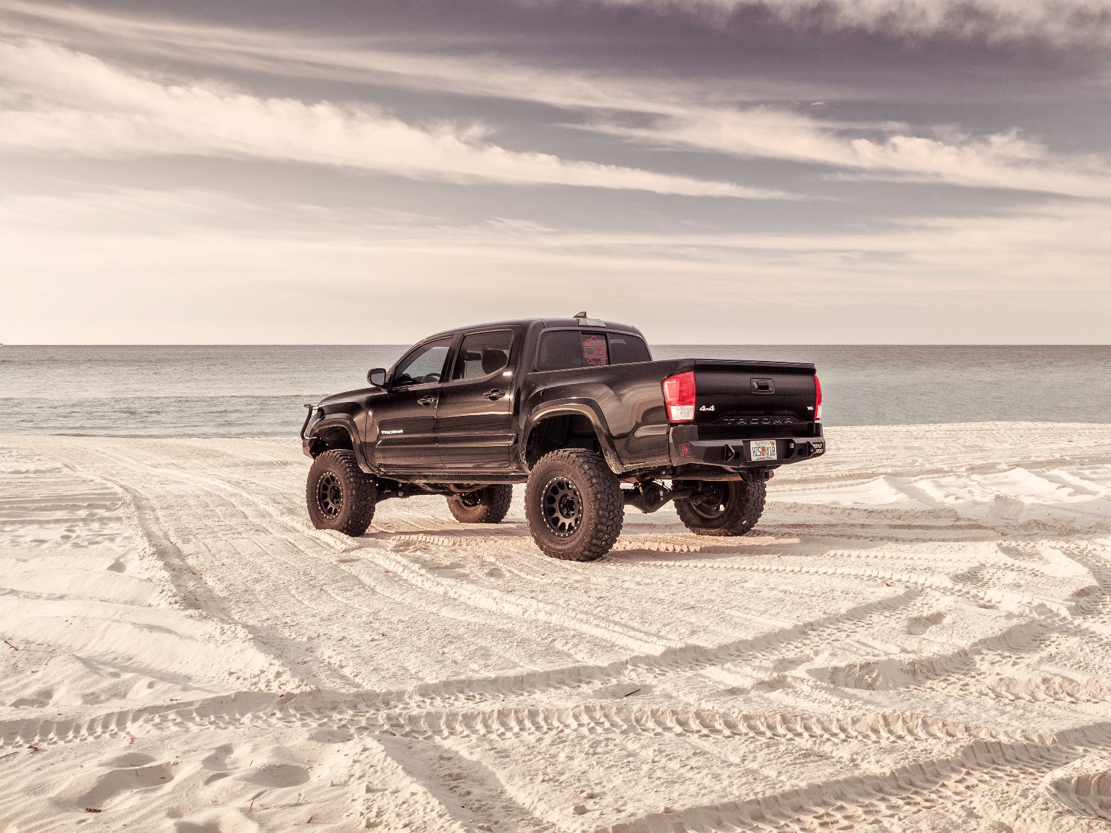2016-2021 Toyota Tacoma Stealth Rear Winch Bumper - Texture Black