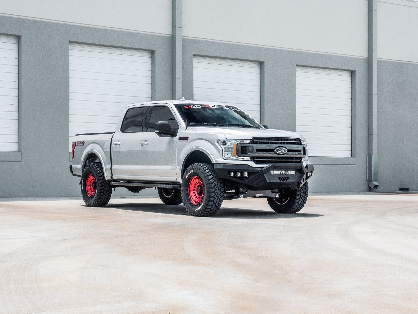 2018-2020 Ford F150 Spartan Front Bumper Texture Black Road Armor