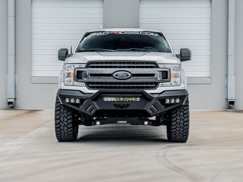 2018-2020 Ford F150 Spartan Front Bumper Texture Black Road Armor