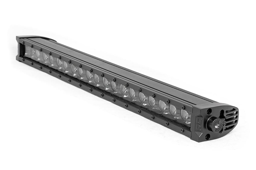 Rough Country Black Series LED Light Bar | Cool White DRL | 20 Inch | Single Row