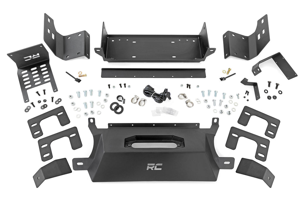 Rough Country Hidden Winch Mount | All Models | Ford Bronco 4WD (2021-2023)
