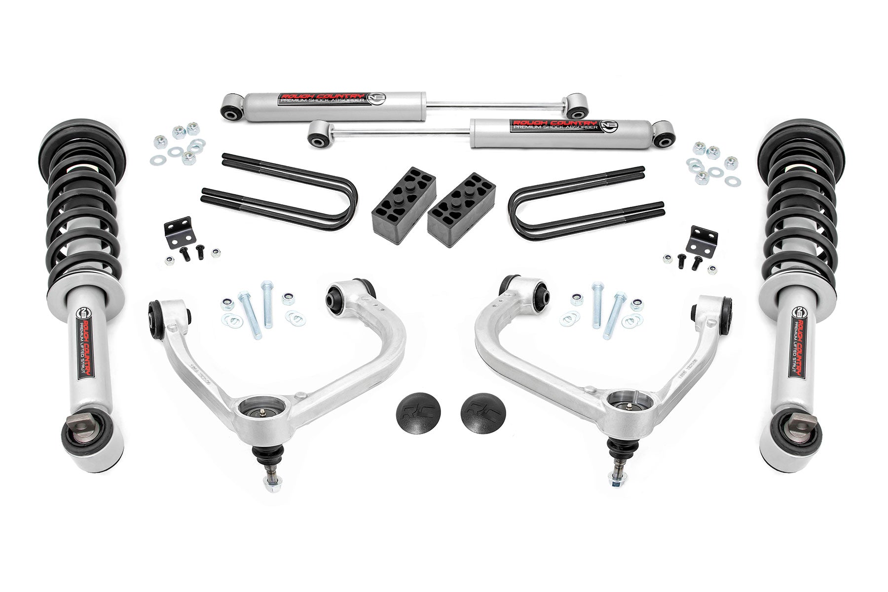 3 Inch Lift Kit | Forged UCA | N3 Struts | Ford F-150 4WD (21-23)