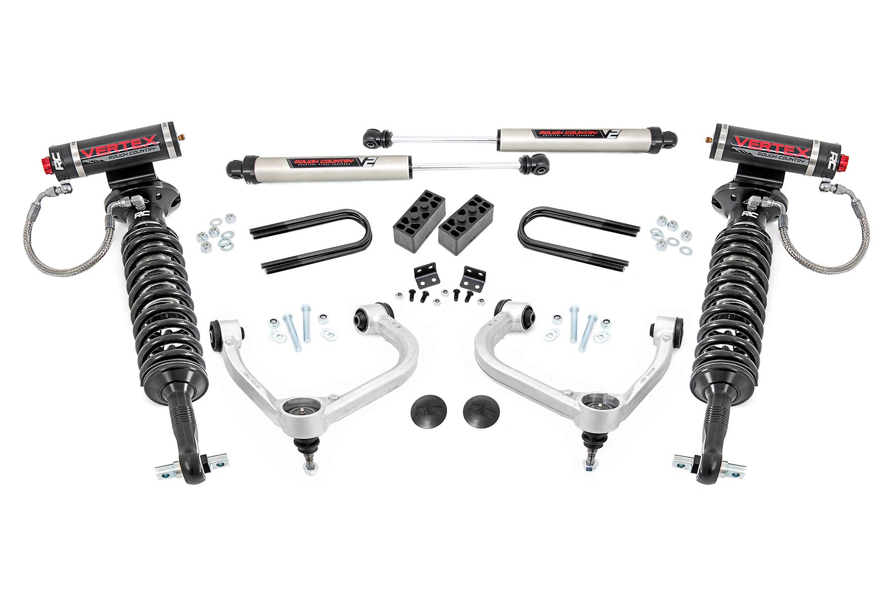 3 Inch Lift Kit | Fabbed UCA | Vertex/V2 | Ford F-150 4WD (21-23)