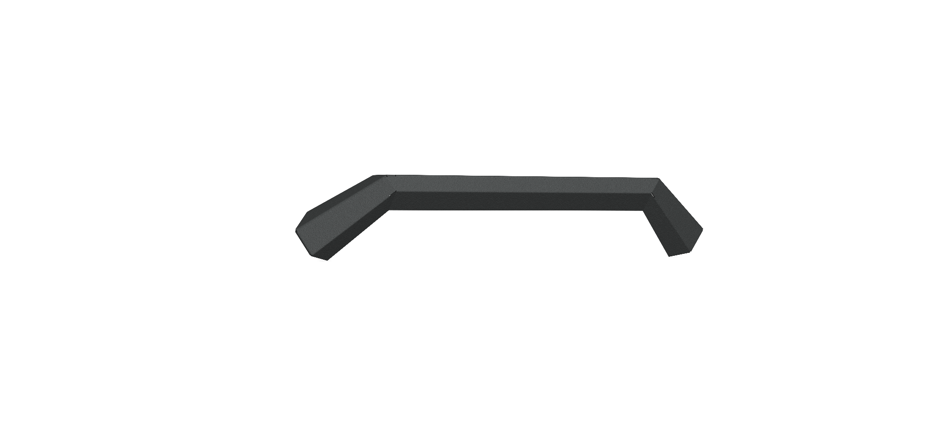 2015-2019 Gmc 2500 Spartan Front Bumper Bolt-On Accessory Sheet Metal Pre-Runner Guard Texture Black Road Armor