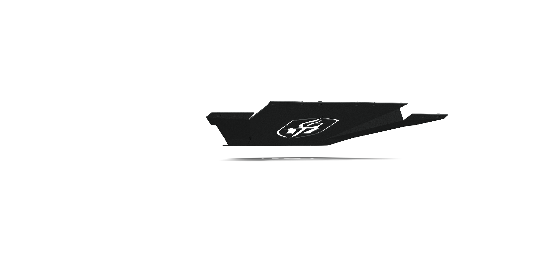2015-2019 Gmc 2500 Spartan Front Bumper Bolt-On Accessory Skid Plate Guard Texture Black Road Armor