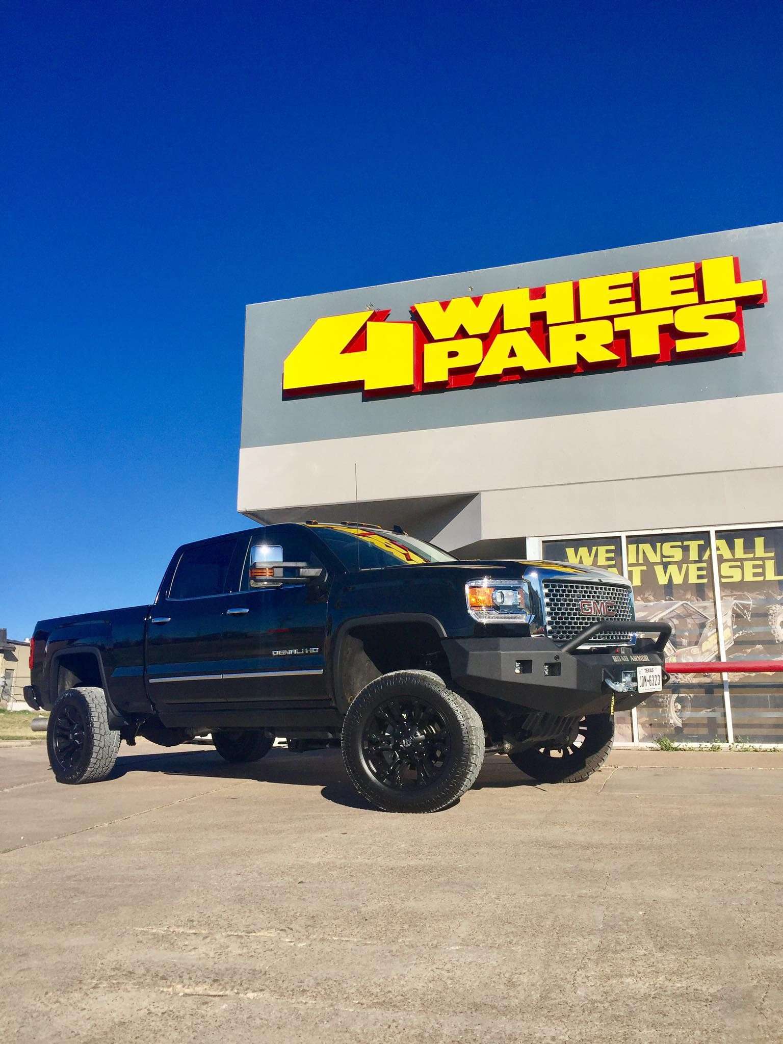 2015-2019 Gmc 2500 Stealth Front Winch Bumper Pre-Runner Guard - Texture Black Warn M12000, Smittybilt Xrc