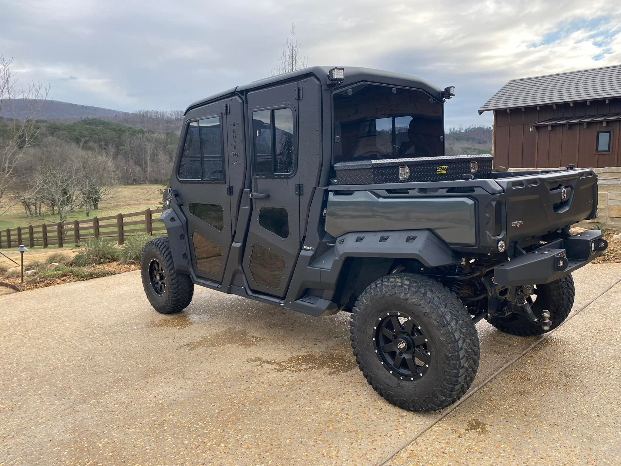 Armor Tech Full Steel Doors W/ Sliding Windows For Can-Am Defender Max