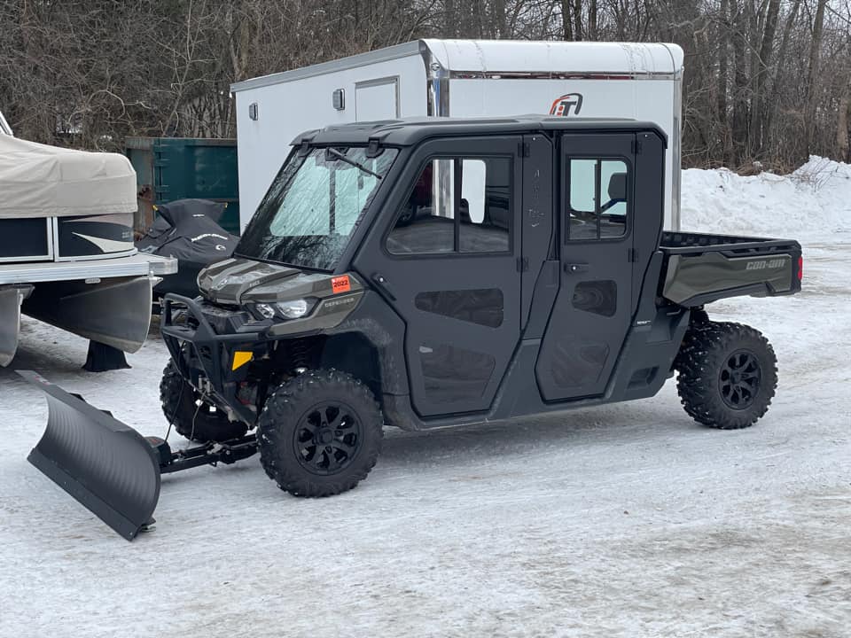 Armor Tech Full Steel Doors W/ Sliding Windows For Can-Am Defender Max