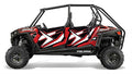 Trail Armor Genx Slide On Four Door Graphics Kit - 2015 Rzr 4 900 Eps Havasu Red Pearl