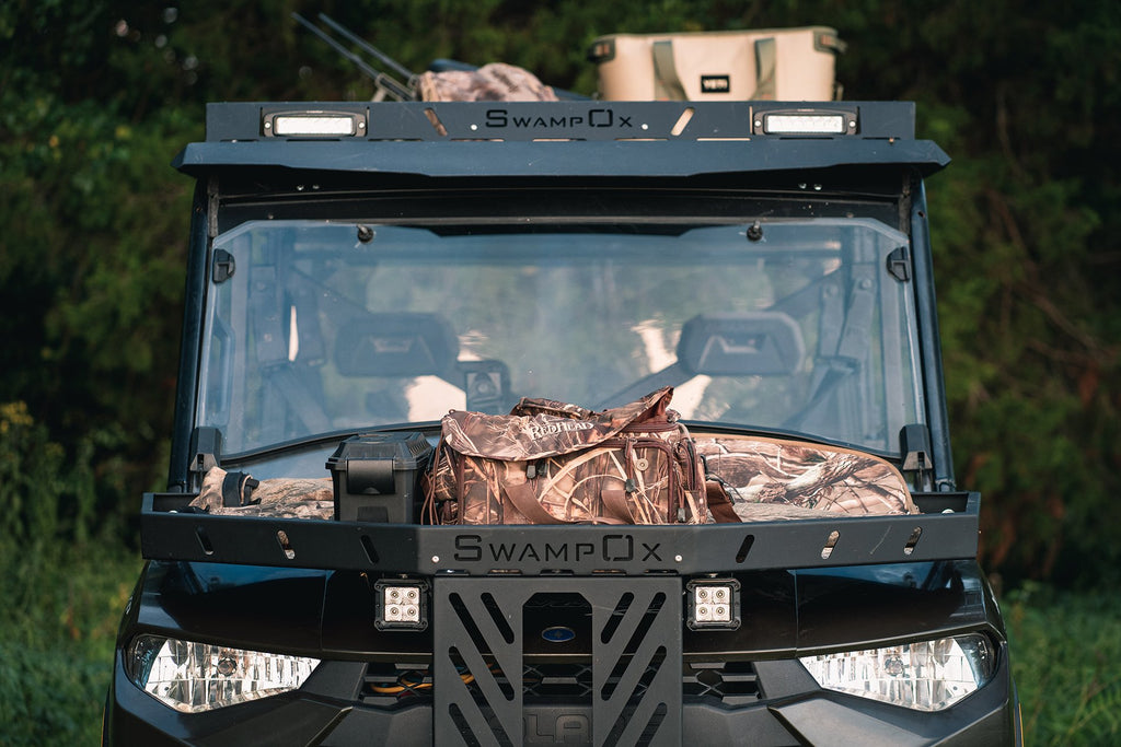 2014+ Polaris Ranger 900/1000/1000Xp Crew Swampox Hood Rack- Made In The U.S.A.