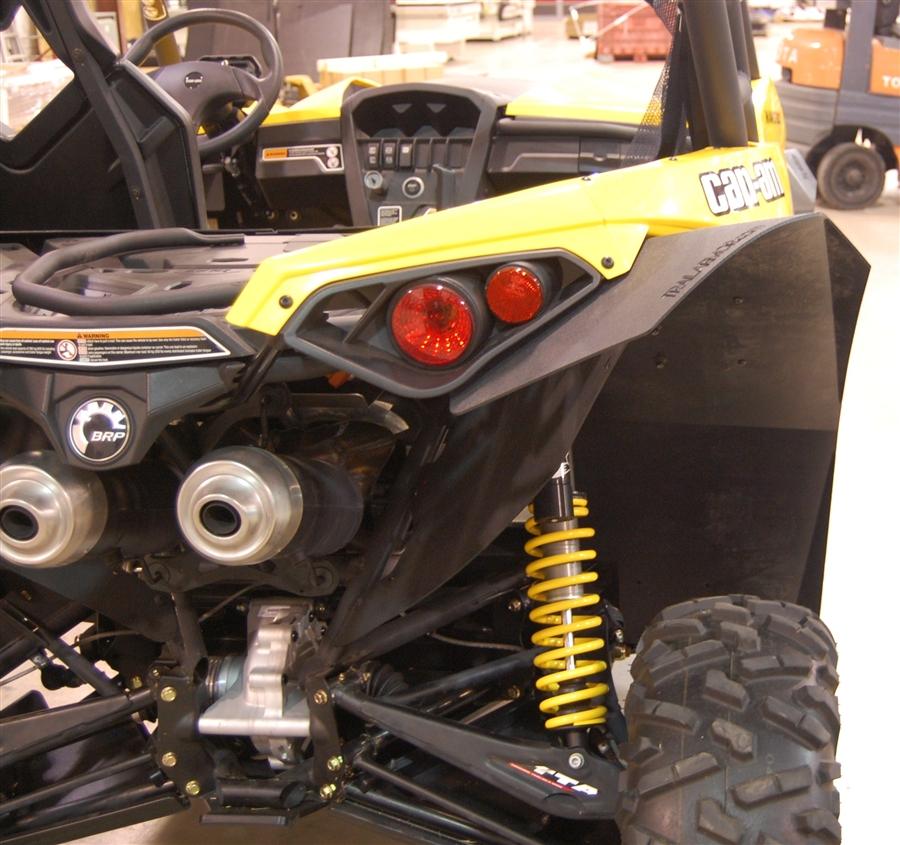 Trail Armor Can Am Maverick, Can Am Maverick X Mr, Can Am Maverick Xc Mud Flap Fender Extensions With Underbed Mud Shield