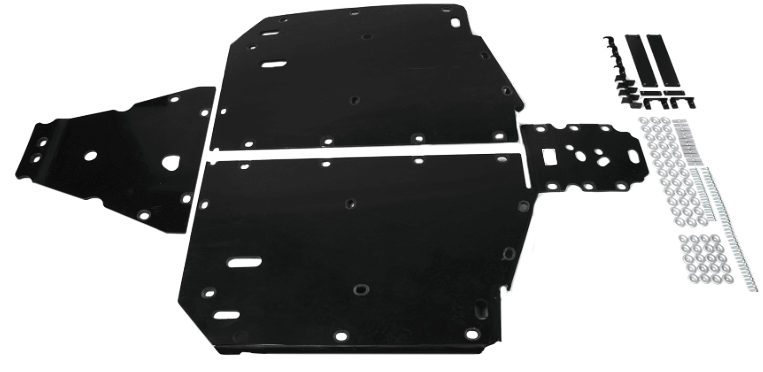 Polaris Ranger 1000 / 1000 Xp Plastic Full Skid Plate Kit