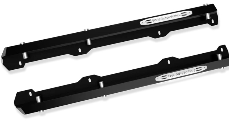 2018+ Tracker 800SX 3 Seat - Nerf Rails (Black)