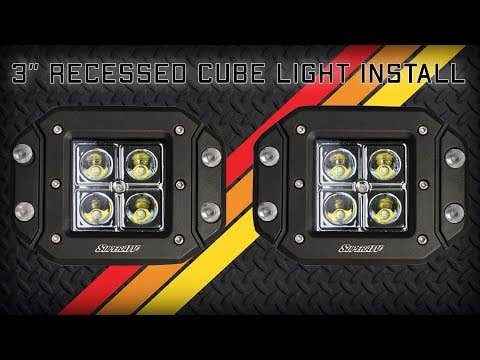3" LED Recessed Cube Lights - Offroad Armor