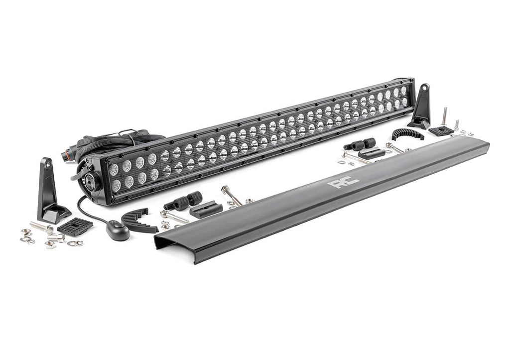 Rough Country Black Series LED Light | 30 Inch | Dual Row