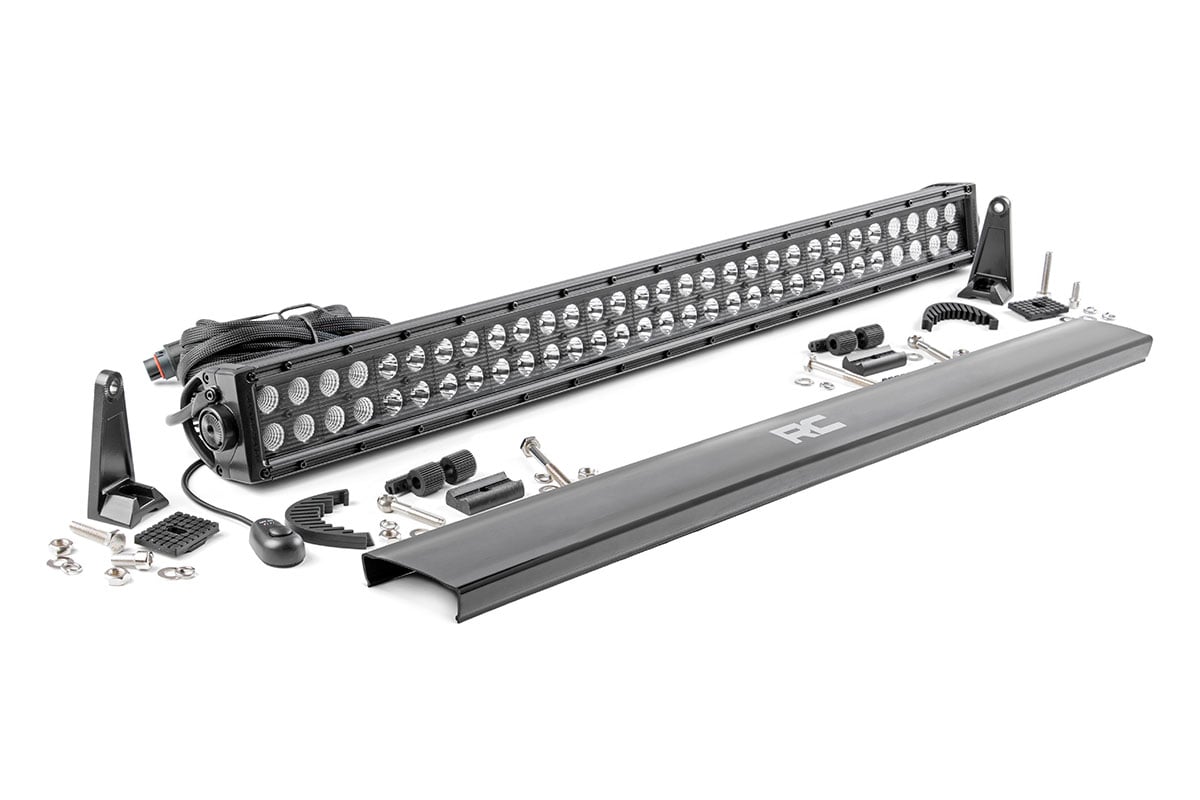 Rough Country Black Series LED Light | 30 Inch | Dual Row