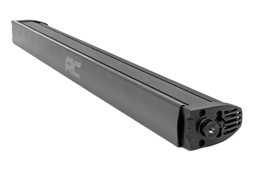 Rough Country Black Series LED Light Bar | Cool White DRL | 30 Inch | Single Row