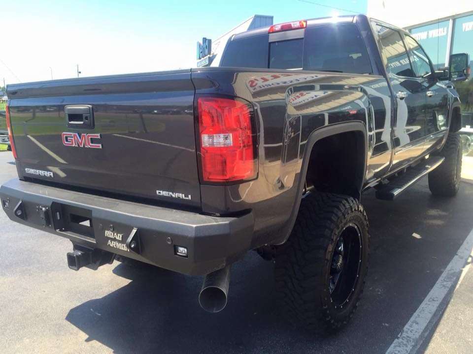 2015-2019 Gmc / Chevy 2500 Stealth Rear Winch Bumper - Texture Black Warn M8000 Or 9.5Xp