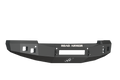 A textured black, angular 2014-2015 Chevy 1500 Stealth Front Non-Winch Bumper with “ROAD ARMOR” in white at the top center, rugged cutouts for lights, and a Road Armor logo displayed in the lower center.
