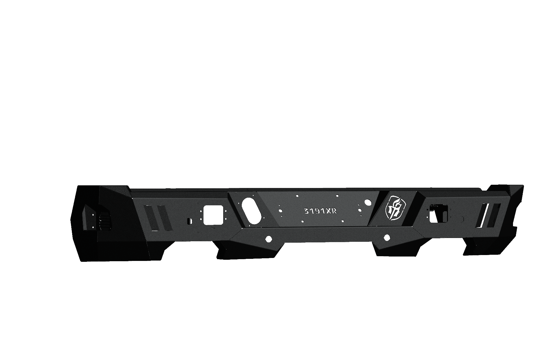 2019-2021 Chevy 1500 Spartan Rear Bumper  - Texture Black