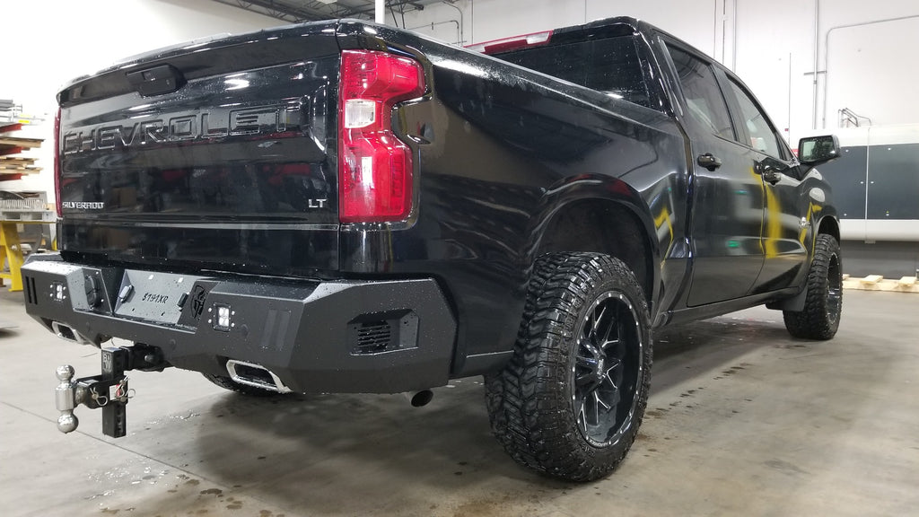 2019-2021 Chevy 1500 Spartan Rear Bumper  - Texture Black