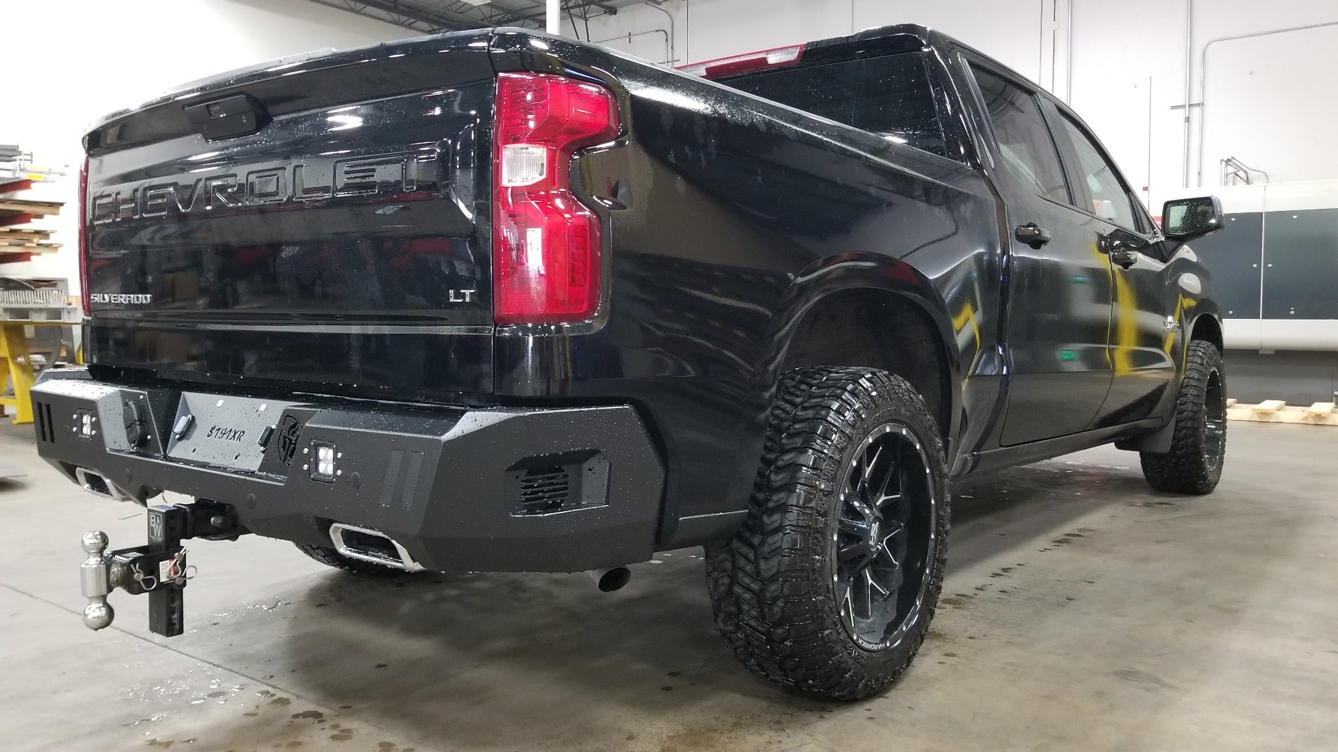 2019-2021 Chevy 1500 Spartan Rear Bumper  - Texture Black
